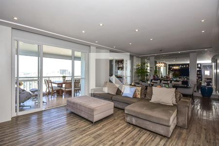 Sala de apartamento à venda com 4 quartos, 223m² em Vila Morumbi, São Paulo