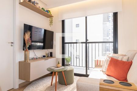 Sala/Cozinha de apartamento à venda com 2 quartos, 37m² em Vila Olímpia, São Paulo