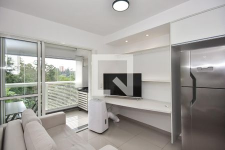 Sala de apartamento para alugar com 1 quarto, 40m² em Vila Andrade, São Paulo