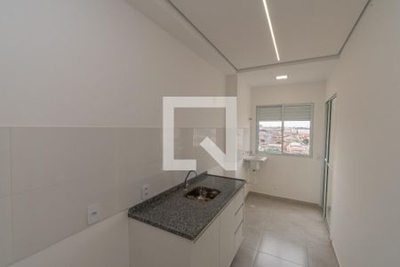Cozinha de apartamento para alugar com 2 quartos, 59m² em Jardim Novo Angulo, Hortolândia