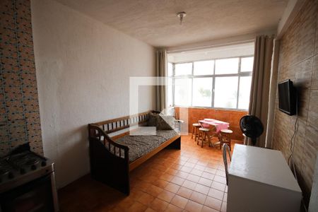 Sala de apartamento para alugar com 1 quarto, 70m² em Vila Caiçara, Praia Grande