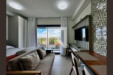 Sala de kitnet/studio para alugar com 1 quarto, 28m² em Santo Amaro, São Paulo