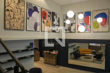 Hall Social de kitnet/studio à venda com 1 quarto, 30m² em Cerqueira César, São Paulo