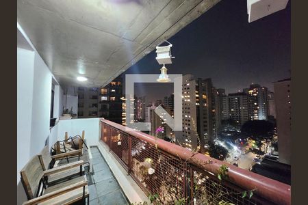 Varanda de apartamento à venda com 4 quartos, 130m² em Indianópolis, São Paulo