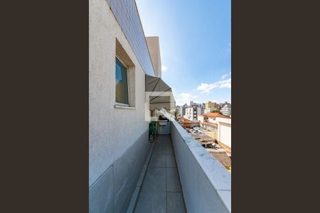 Varanda de apartamento à venda com 3 quartos, 157m² em Nova Granada, Belo Horizonte