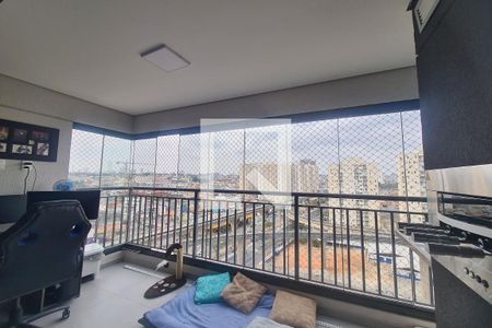 Varanda da Sala de apartamento à venda com 2 quartos, 64m² em Jardim Independência (são Paulo), São Paulo