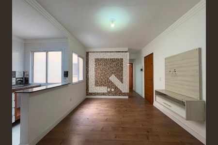 Sala de apartamento à venda com 2 quartos, 90m² em Vila Tibiriçá, Santo André