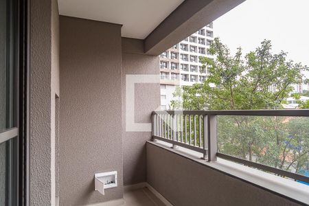 Varanda de apartamento à venda com 1 quarto, 28m² em Vila Clementino, São Paulo