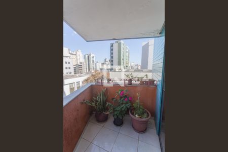 Varanda da Sala de apartamento à venda com 3 quartos, 93m² em Anchieta, Belo Horizonte