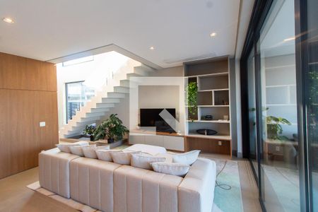 Sala de casa de condomínio à venda com 5 quartos, 325m² em Fazenda Santa Cândida, Campinas