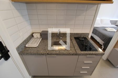Sala/Cozinha de apartamento para alugar com 1 quarto, 26m² em Vila Olímpia, São Paulo