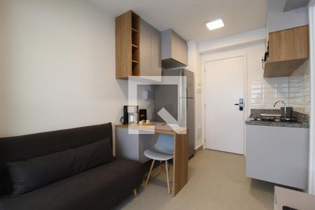 Sala/Cozinha de apartamento para alugar com 1 quarto, 26m² em Vila Olímpia, São Paulo