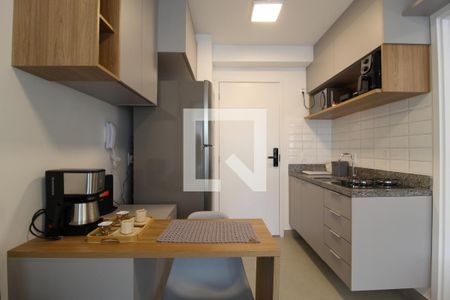 Sala/Cozinha de apartamento para alugar com 1 quarto, 26m² em Vila Olímpia, São Paulo