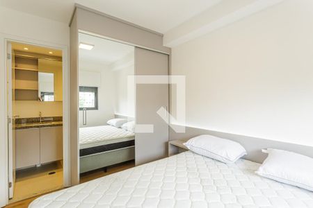 Quarto Suíte de apartamento para alugar com 1 quarto, 26m² em Vila Olímpia, São Paulo