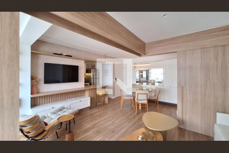 Sala de apartamento à venda com 1 quarto, 63m² em Vila Anglo Brasileira, São Paulo