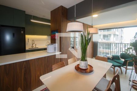 Sala de Jantar de apartamento à venda com 3 quartos, 91m² em Jardim das Acacias, São Paulo