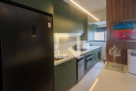 Cozinha de apartamento à venda com 3 quartos, 91m² em Jardim das Acacias, São Paulo