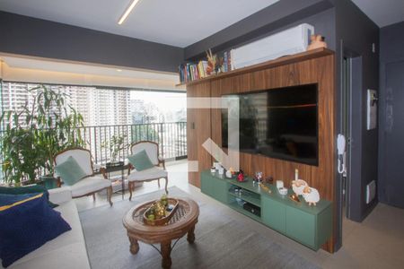 Sala de apartamento à venda com 3 quartos, 91m² em Jardim das Acacias, São Paulo