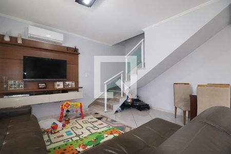 Sala de casa à venda com 3 quartos, 150m² em Vila Camilópolis, Santo André