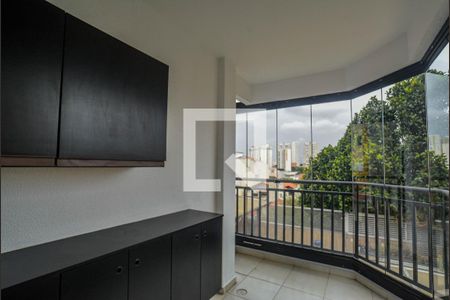 Varanda da Sala de apartamento à venda com 2 quartos, 57m² em Campestre, Santo André