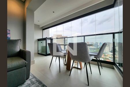 Varanda de apartamento para alugar com 1 quarto, 40m² em Indianópolis, São Paulo