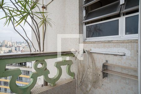 Varanda da Sala de apartamento para alugar com 1 quarto, 66m² em Bela Vista, São Paulo