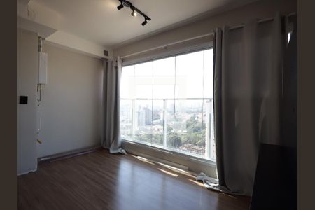 Sala/cozinha de apartamento à venda com 1 quarto, 38m² em Jardim Monte Kemel, São Paulo