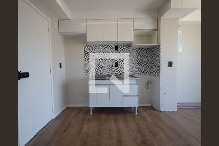 Sala/cozinha de apartamento à venda com 1 quarto, 38m² em Jardim Monte Kemel, São Paulo