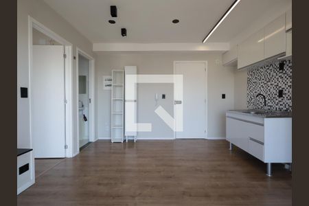 Sala/cozinha de apartamento à venda com 1 quarto, 38m² em Jardim Monte Kemel, São Paulo