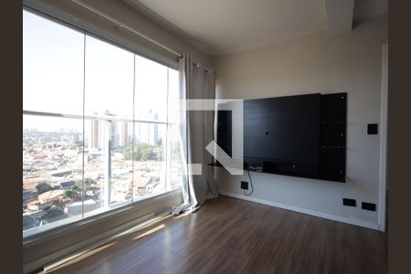 Sala/cozinha de apartamento à venda com 1 quarto, 38m² em Jardim Monte Kemel, São Paulo