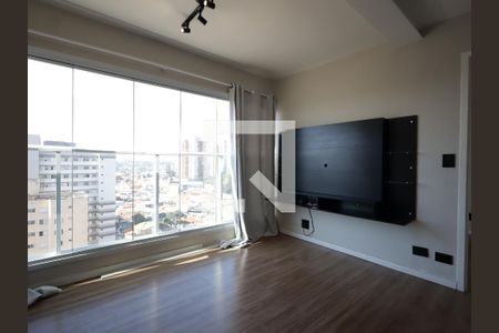Sala/cozinha de apartamento à venda com 1 quarto, 38m² em Jardim Monte Kemel, São Paulo
