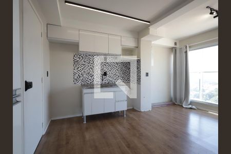 Sala/cozinha de apartamento à venda com 1 quarto, 38m² em Jardim Monte Kemel, São Paulo