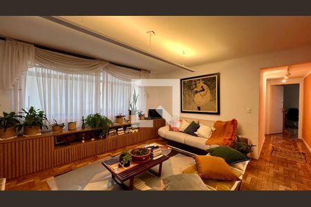 Sala de apartamento à venda com 2 quartos, 98m² em Cerqueira César, São Paulo