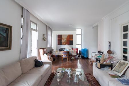 Sala de apartamento à venda com 3 quartos, 180m² em Sion, Belo Horizonte