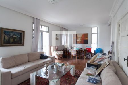 Sala de apartamento à venda com 3 quartos, 180m² em Sion, Belo Horizonte