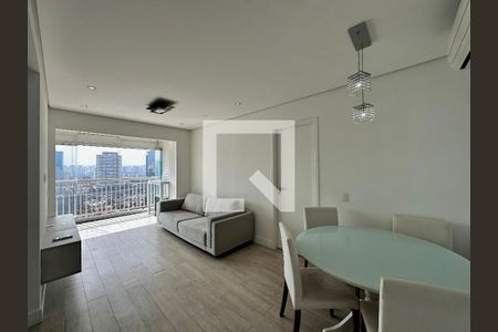 Sala de apartamento à venda com 1 quarto, 49m² em Vila Cordeiro, São Paulo