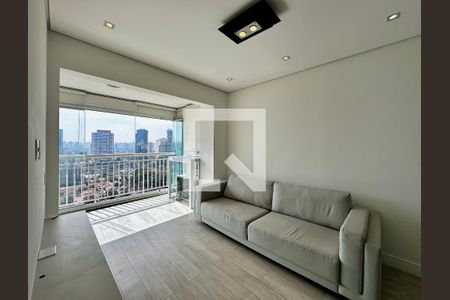 Sala de apartamento à venda com 1 quarto, 49m² em Vila Cordeiro, São Paulo