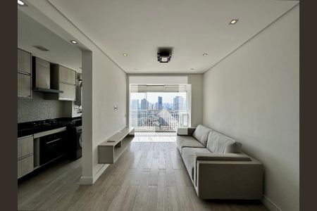 Sala de apartamento à venda com 1 quarto, 49m² em Vila Cordeiro, São Paulo