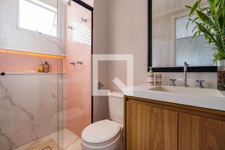 Banheiro da Suíte 1 de apartamento à venda com 2 quartos, 95m² em Vila Andrade, São Paulo