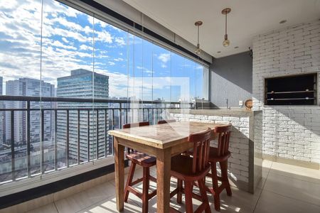 Varanda de apartamento para alugar com 3 quartos, 129m² em Jardim Caboré, São Paulo