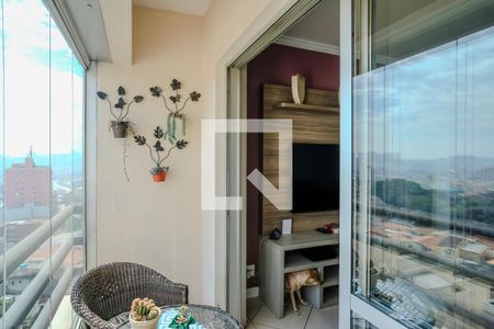 Varanda de apartamento à venda com 3 quartos, 83m² em Vila Caminho do Mar, São Bernardo do Campo