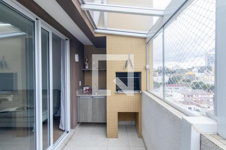 Varanda gourmet de apartamento à venda com 3 quartos, 119m² em Centro, Curitiba