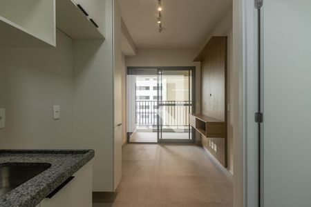Sala de apartamento para alugar com 1 quarto, 31m² em Santo Amaro, São Paulo