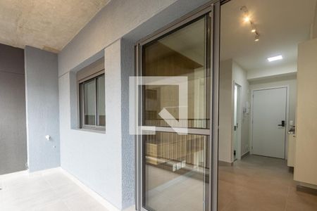 Varanda da Sala de apartamento para alugar com 1 quarto, 31m² em Santo Amaro, São Paulo