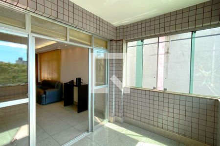 Varanda da Sala de apartamento à venda com 4 quartos, 114m² em Colégio Batista, Belo Horizonte