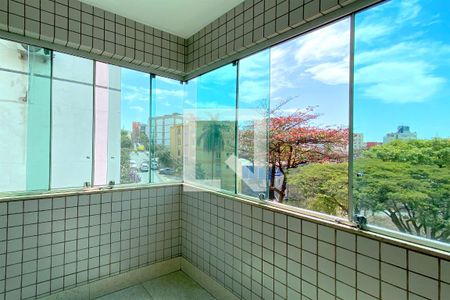 Varanda da Sala de apartamento à venda com 4 quartos, 114m² em Colégio Batista, Belo Horizonte