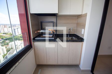 Varanda gourmet de apartamento para alugar com 1 quarto, 44m² em Parque Campolim, Sorocaba