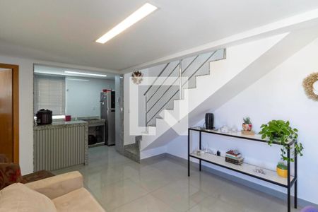 Sala de apartamento à venda com 2 quartos, 110m² em Santa Monica, Belo Horizonte