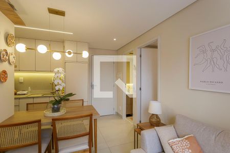 Sala de apartamento à venda com 2 quartos, 36m² em Moema, São Paulo