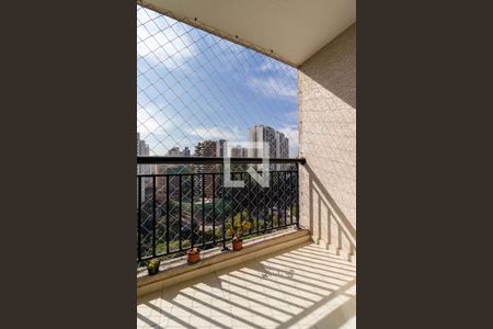Varanda da Sala de apartamento à venda com 3 quartos, 64m² em Jardim Monte Kemel, São Paulo